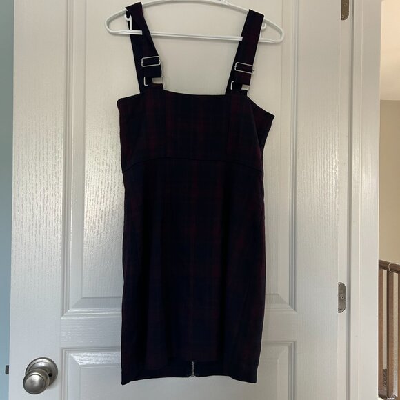 Forever 21 Plaid Zip Dress -  Medium - Picture 2 of 2